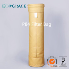 Sac filtrant P84 Sac filtrant à haute température Feutre filtrant en polyimide